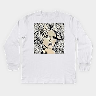 Face of Kate Kids Long Sleeve T-Shirt